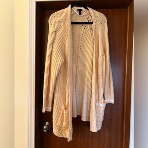 Torrid, size 1 cream cardigan
